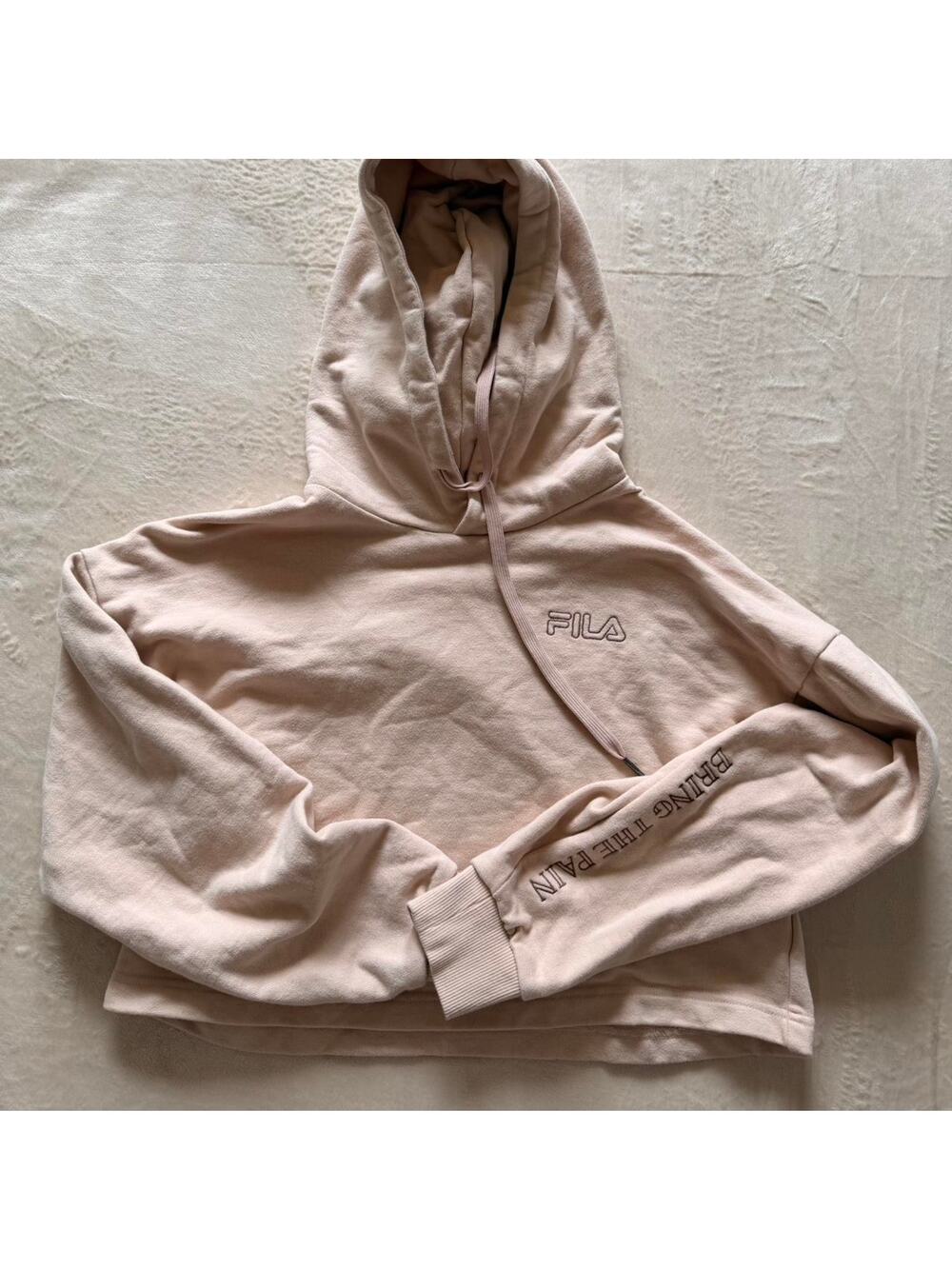 Fila crop hoodie size s